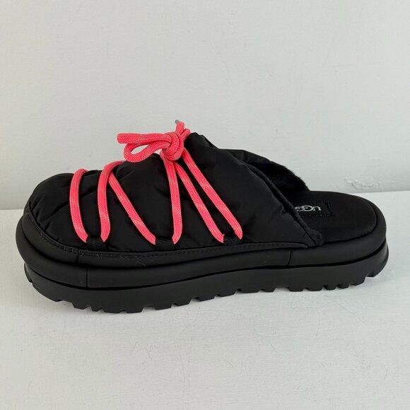 Women's 7 - UGG Spaceslider Tech Slider Platform Black Slippers - 1143951 - Picture 3 of 9